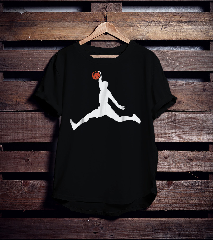 Basketball Player Jump Man Dunk T-Shirt