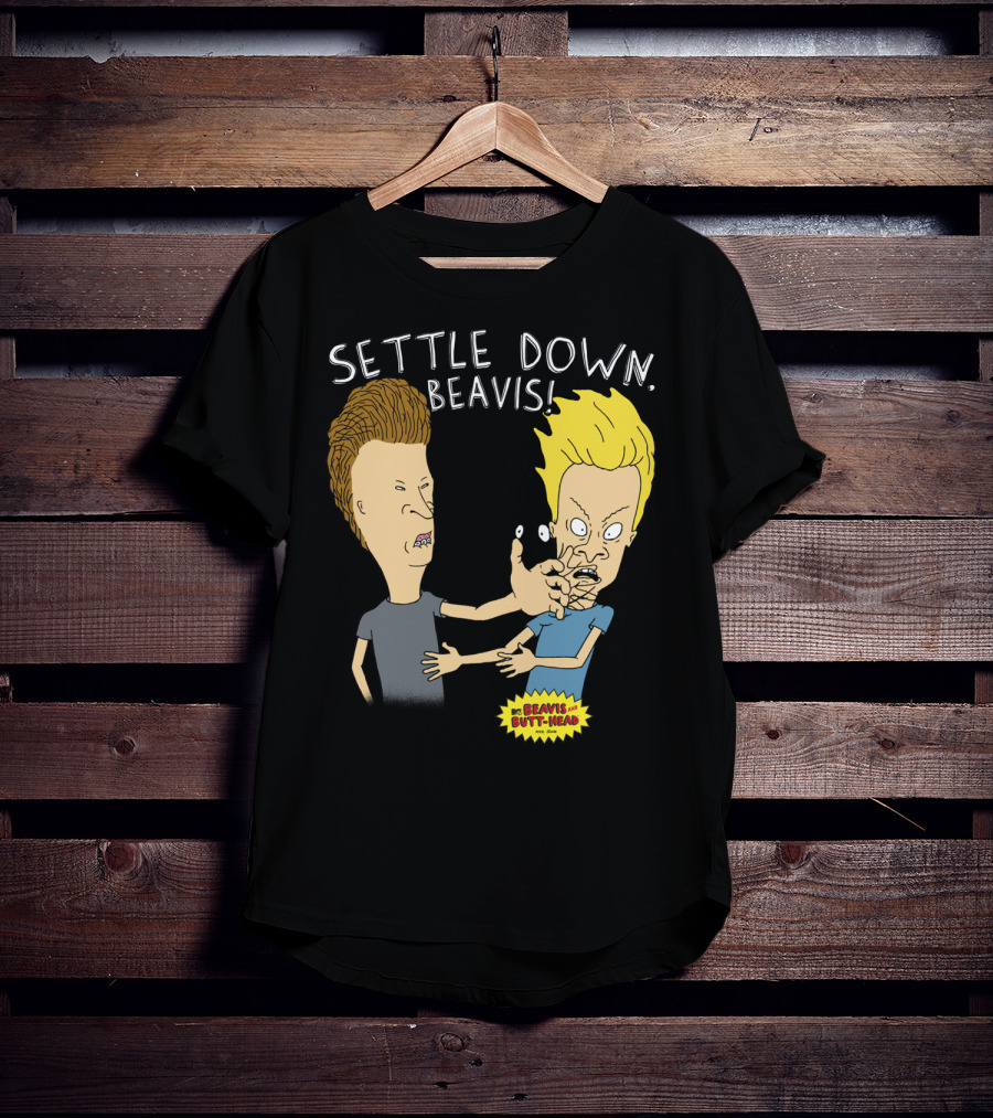 Settle Down Beavis Beavis And Butthead T-Shirt
