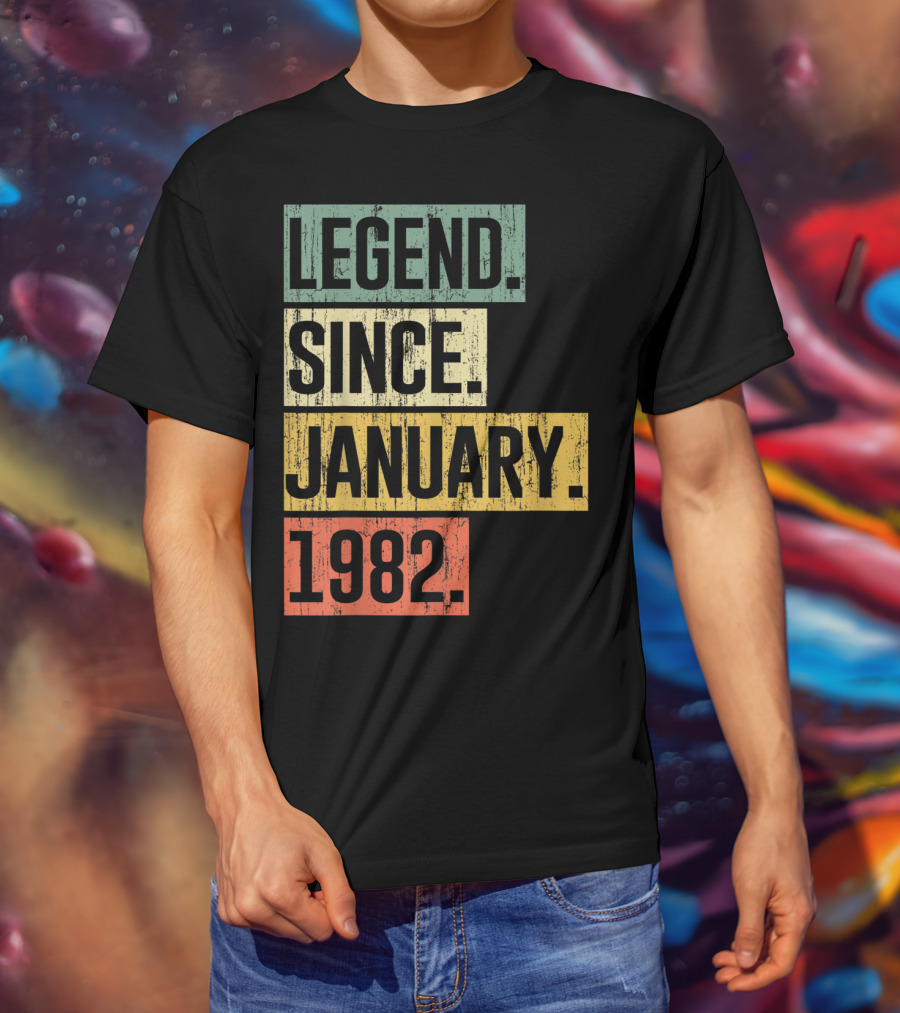 Legend Since January 1982 T-Shirt