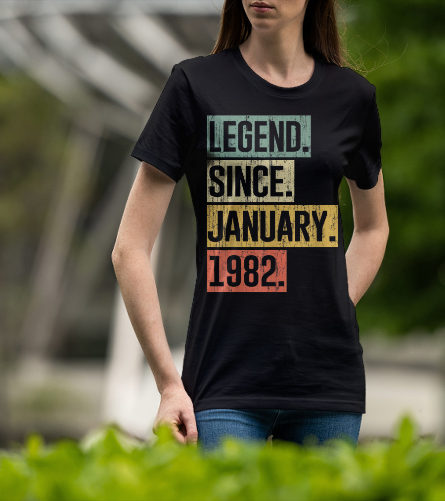 Legend Since January 1982 T-Shirt