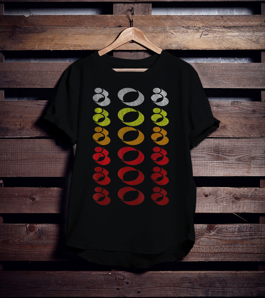 808 Drum Gradient Circles T-Shirt