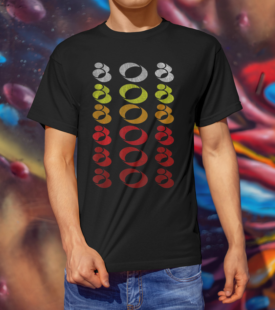 808 Drum Gradient Circles T-Shirt