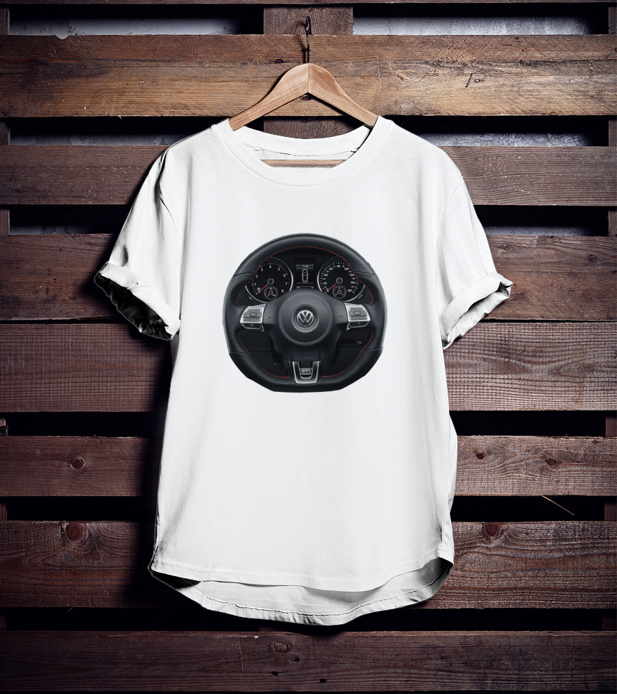 Volkswagen Steering Wheel Dashboard T-Shirt