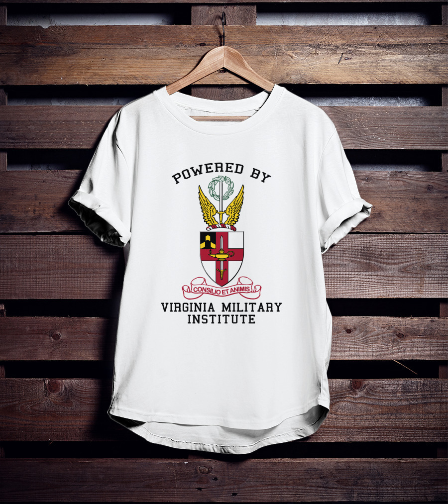 Powered By Virginia Military Institute Consilio Et Animis T-Shirt