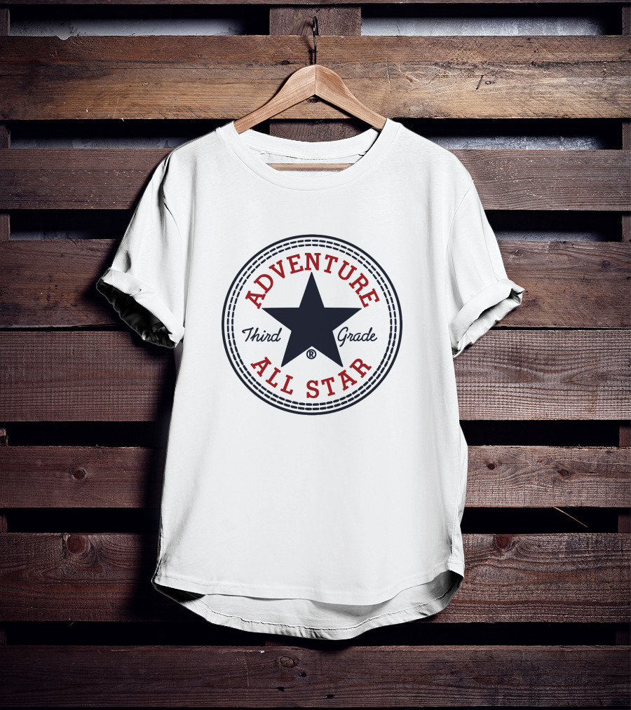 Adventure All Star Third Grade Converse T-Shirt