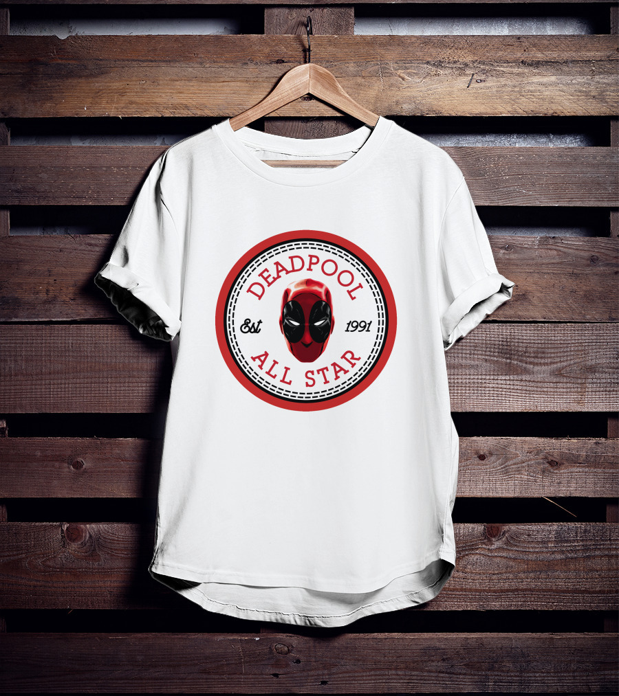 Deadpool All Star Est 1991 Converse T-Shirt