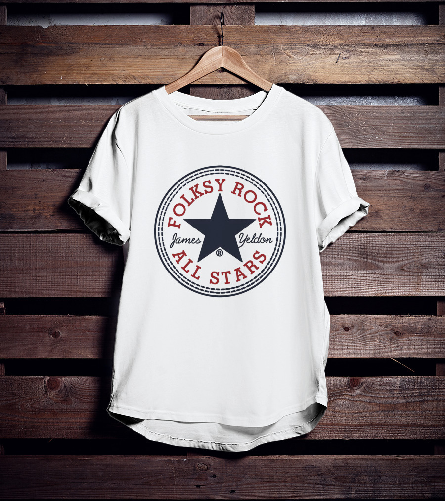 Converse Folksy Rock All Stars James Yeldon T-Shirt