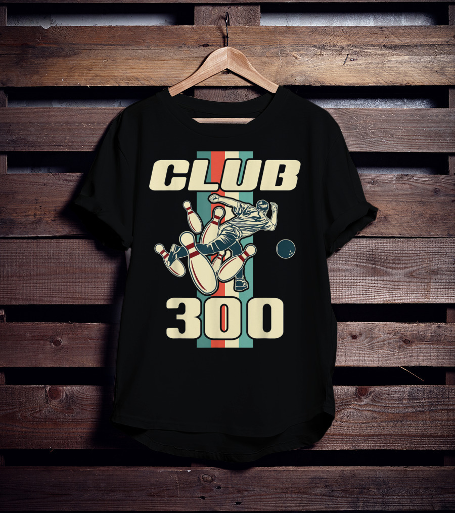 Club 300 Bowling Vintage 300 Bowling T-Shirt