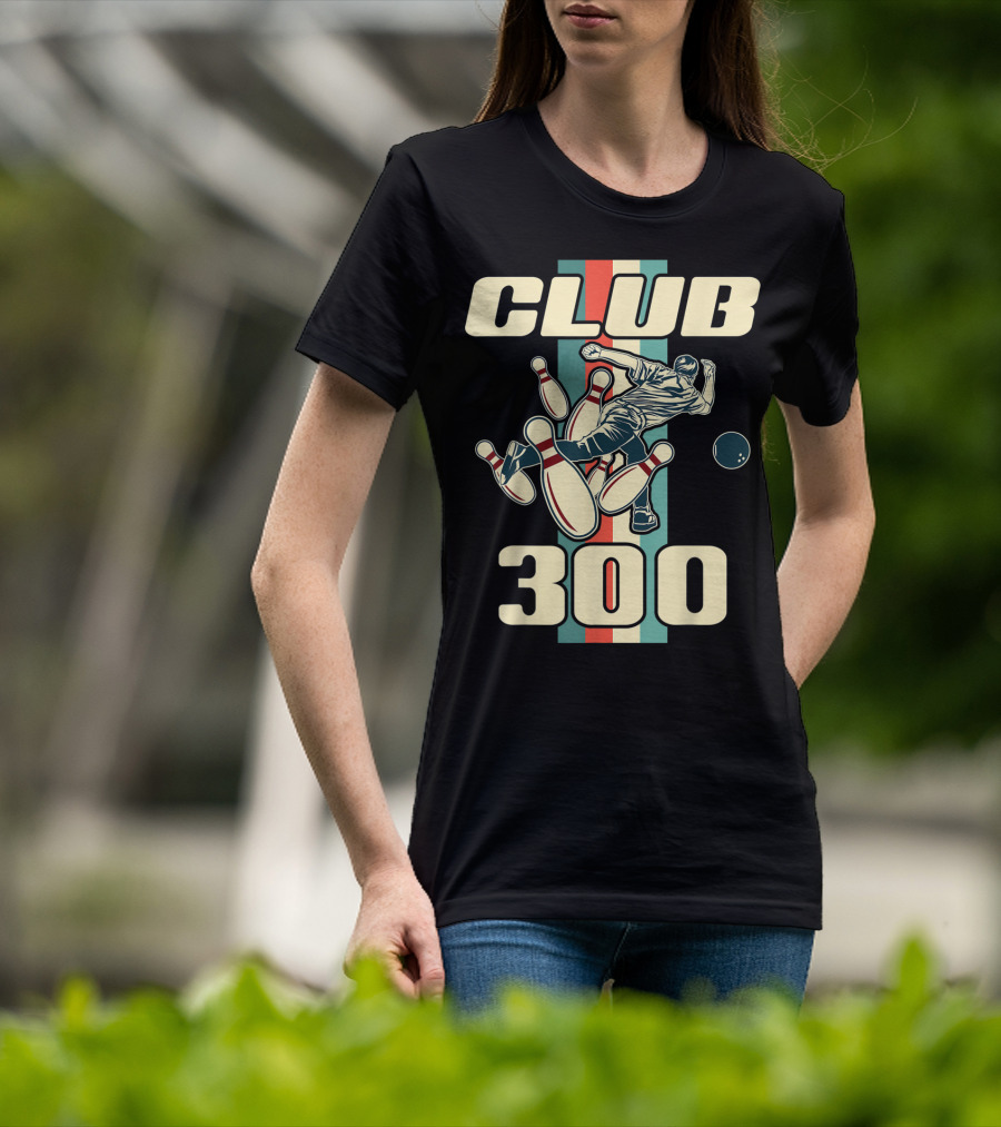 Club 300 Bowling Vintage 300 Bowling T-Shirt