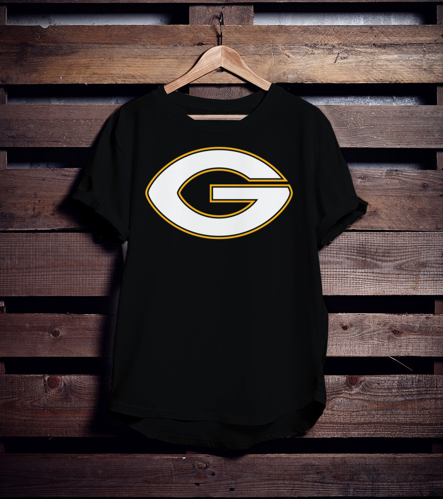 Green Bay Packers Football Oval G T-Shirt