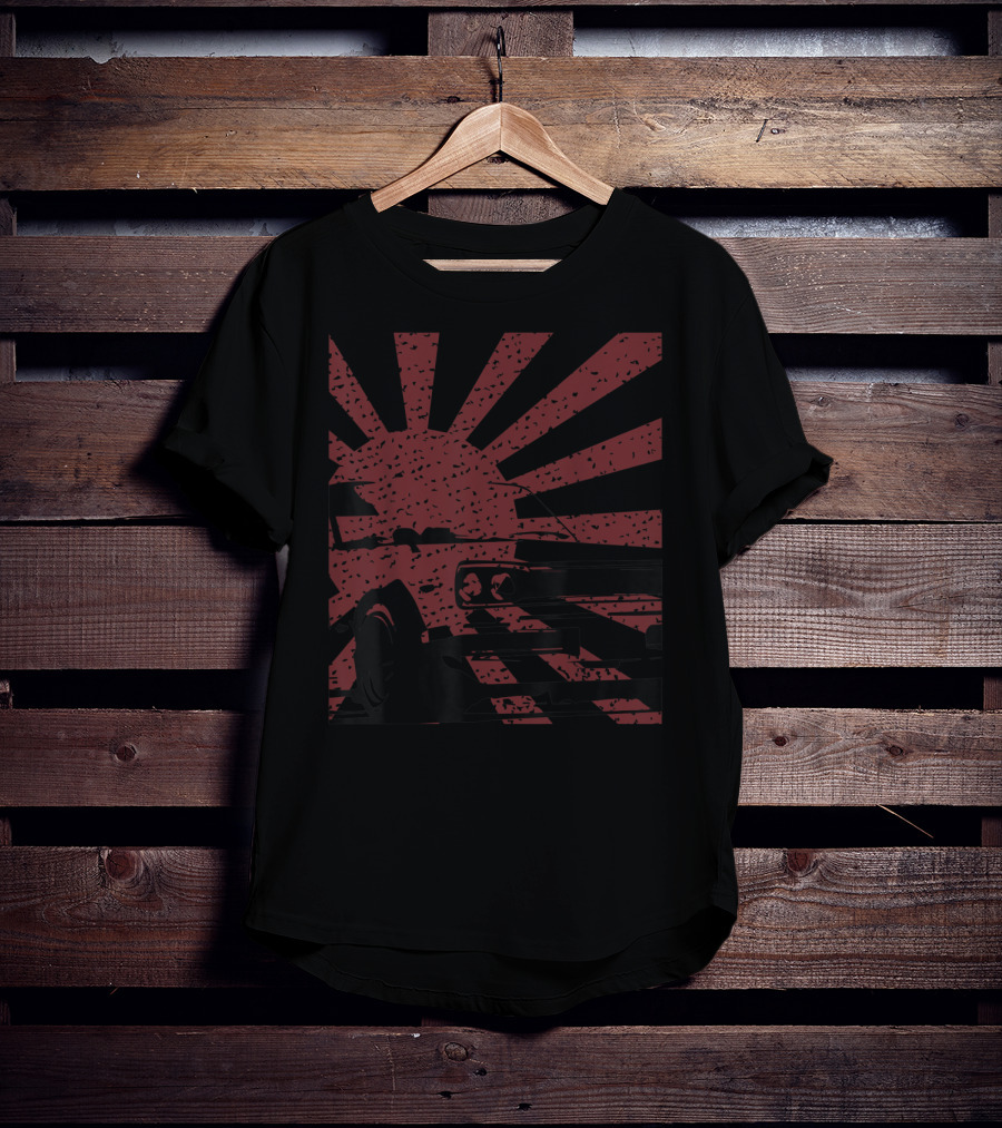 Hakosuka Classic JDM Racing Rising Sun Car T-Shirt