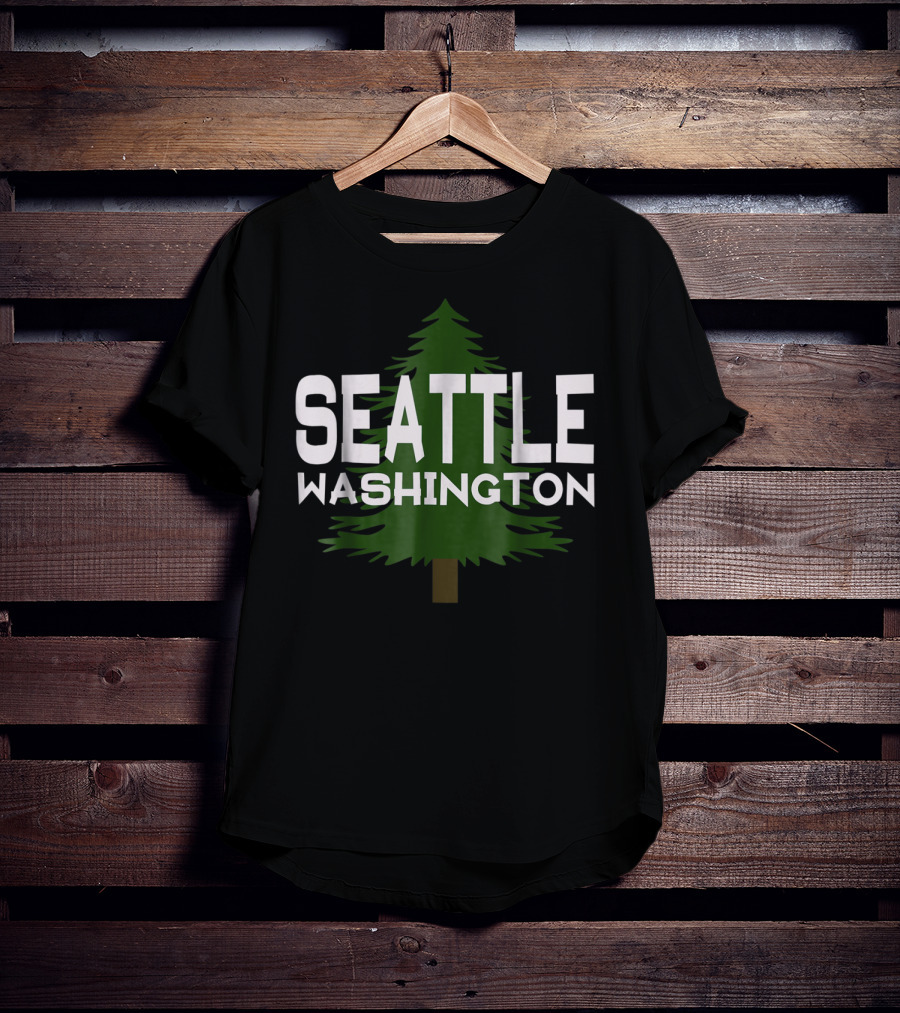 Seattle Washington Evergreen Tree Classic Wa T-Shirt