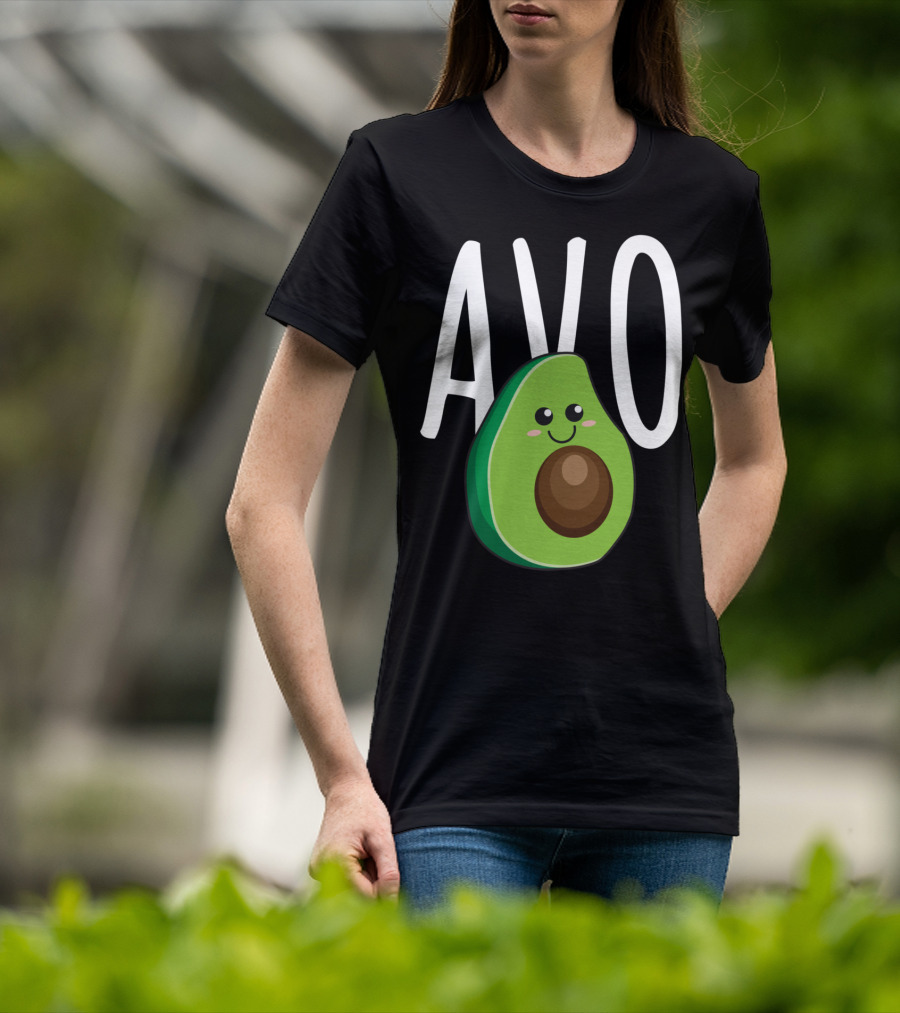 Avo Avocado Cute Vegan Couples Loves Matching T-Shirt