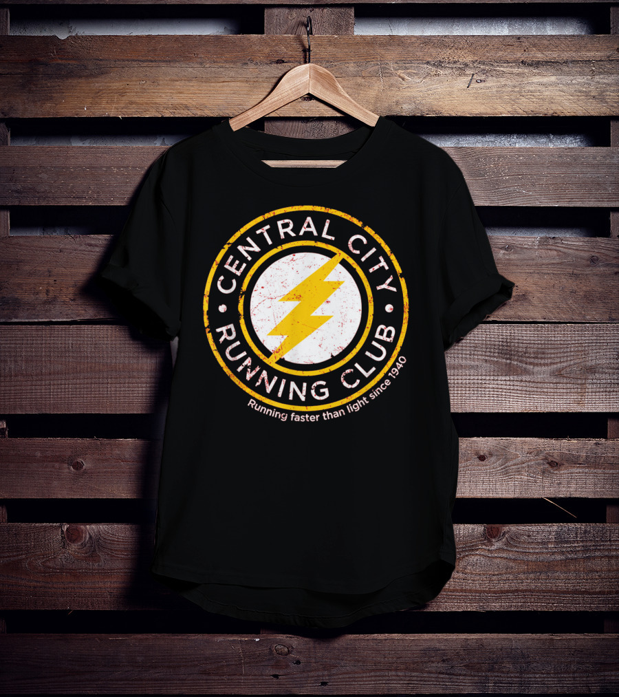 Central City Running Club Running Faster Than Light Since 1940 T-Shirt