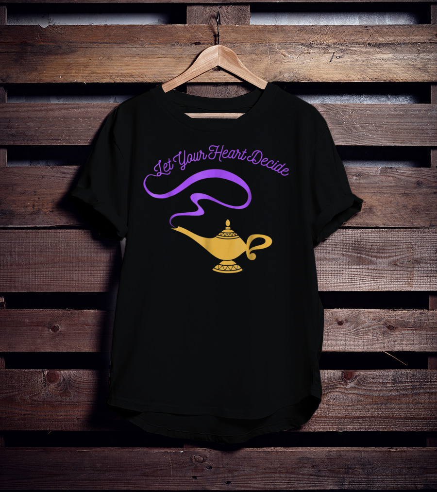 Disney Aladdin Genie Lamp Let Your Heart Decide T-Shirt