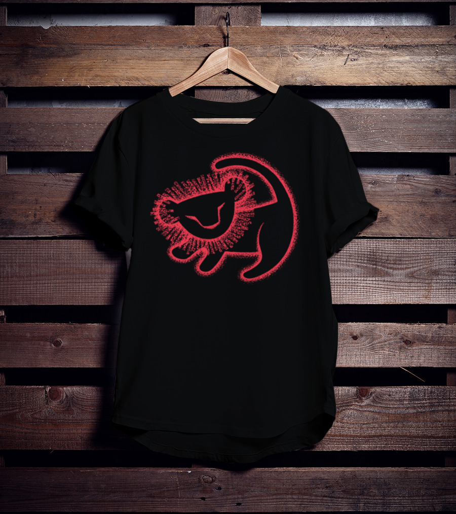 Disney Lion King Classic King Simba Red Lion T-Shirt