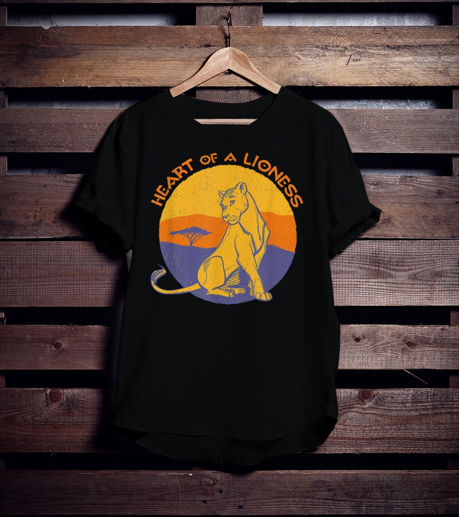 Disney Lion King Nala Heart Of A Lioness African Sunset T-Shirt