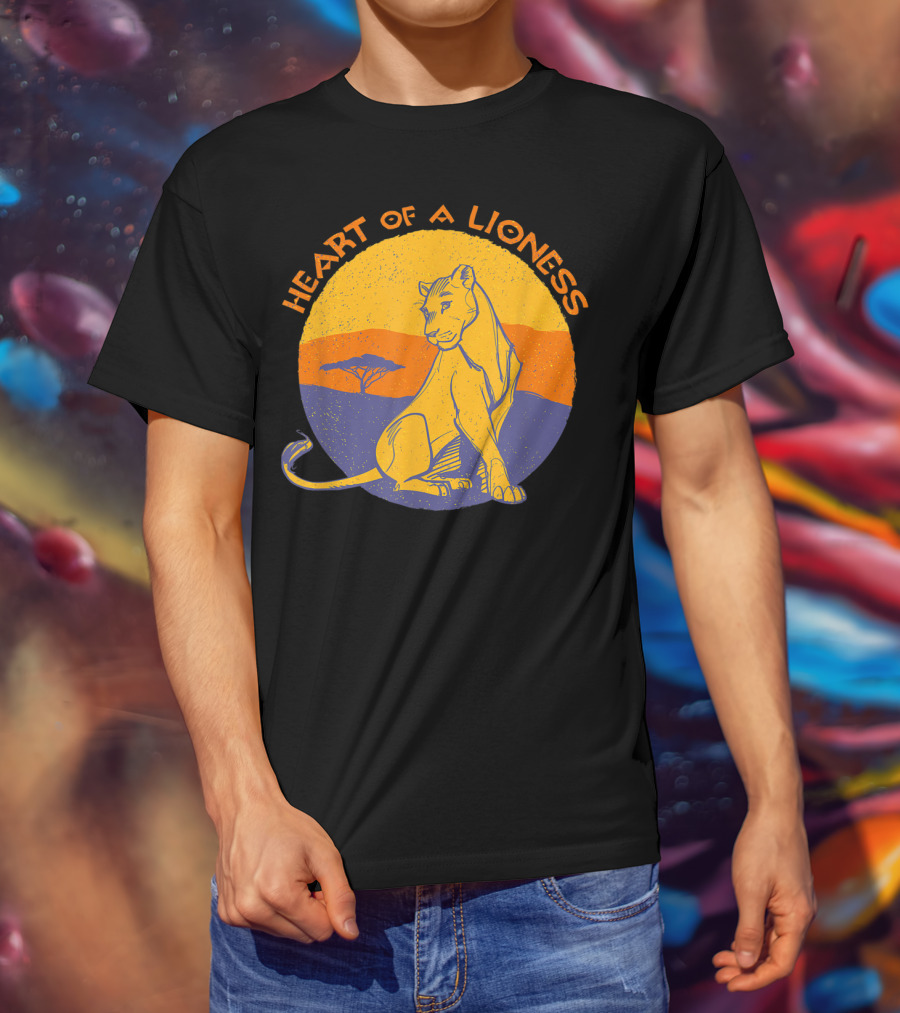 Disney Lion King Nala Heart Of A Lioness African Sunset T-Shirt
