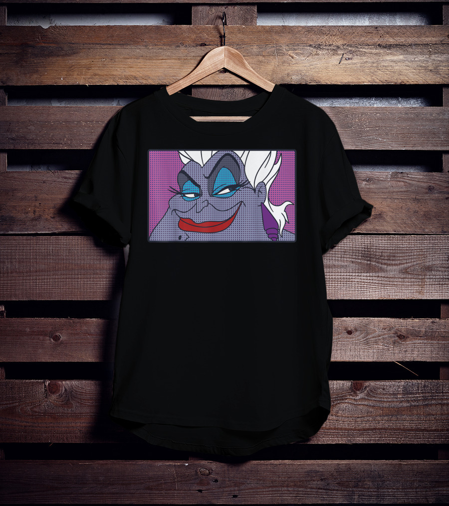 Disney Little Mermaid Ursula Pop Art Comic T-Shirt