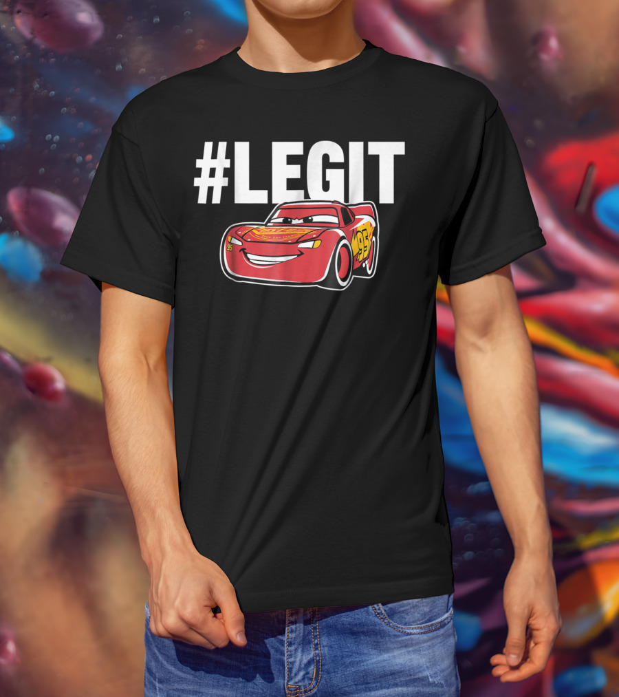 Legit Disney Pixar Cars 3 Lightning McQueen 95 T-Shirt