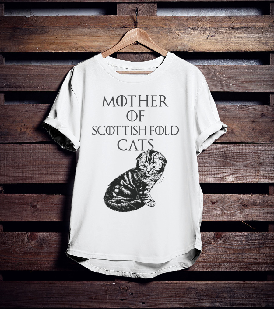 Mother Of Scottish Fold Cats T-Shirt