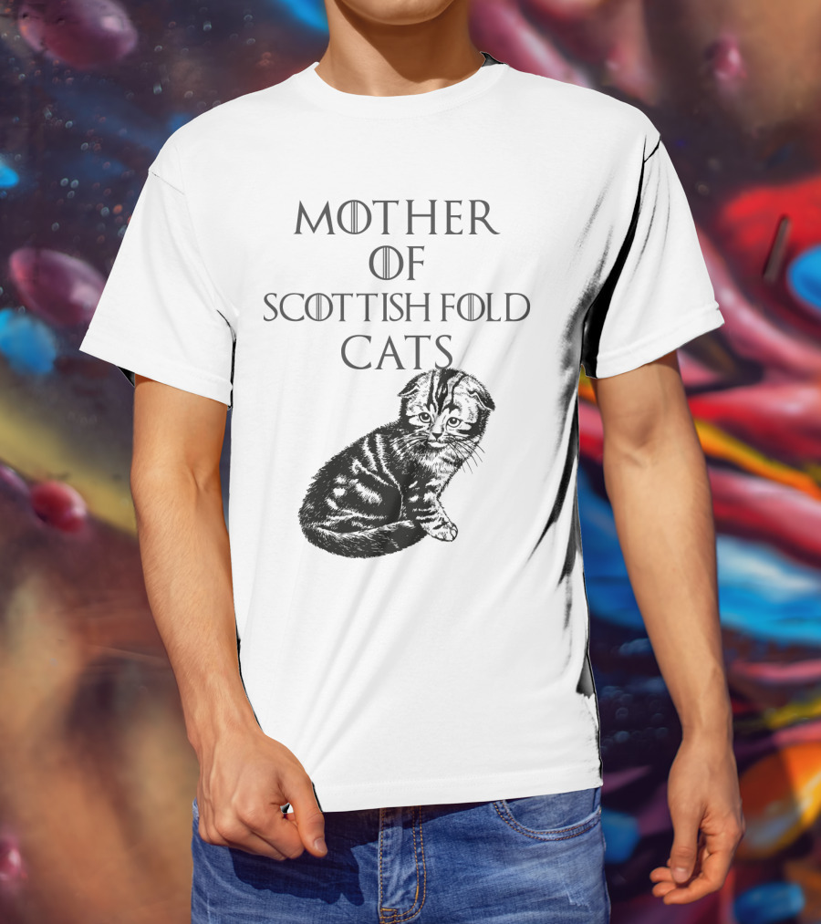 Mother Of Scottish Fold Cats T-Shirt