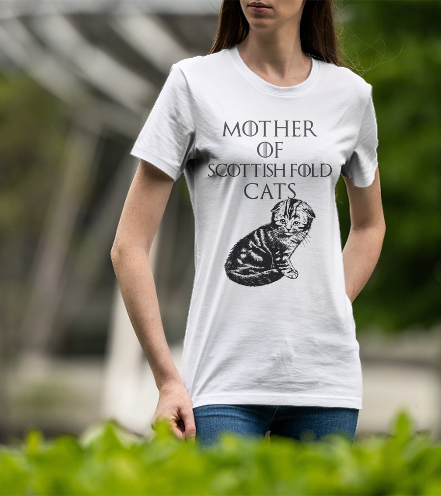 Mother Of Scottish Fold Cats T-Shirt