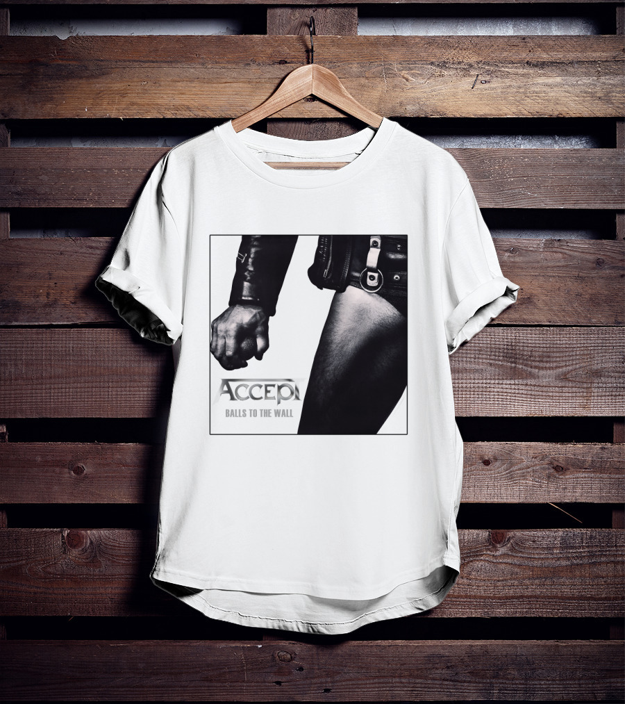 ACCEPT Balls To The Wall Classic Rock Album Cover Image T-Shirt