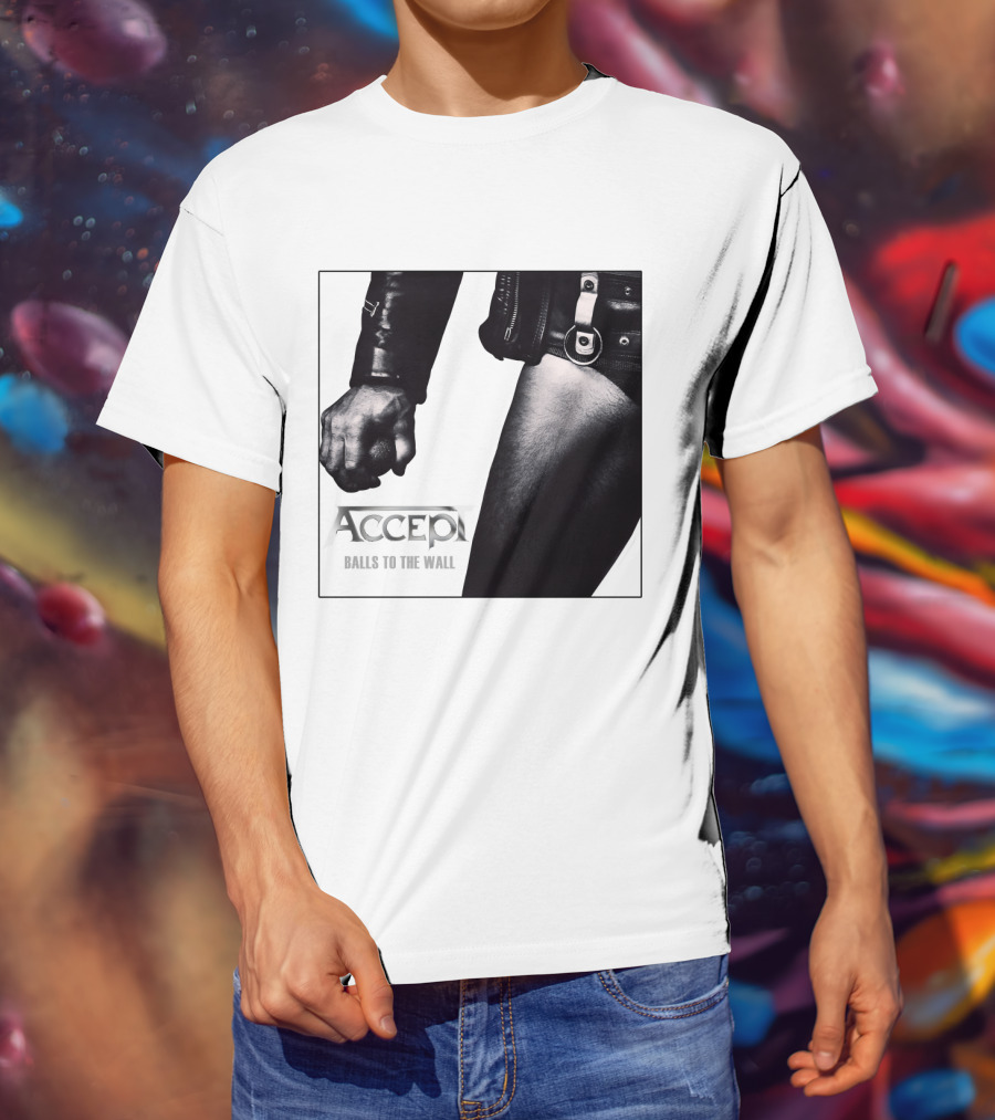 ACCEPT Balls To The Wall Classic Rock Album Cover Image T-Shirt
