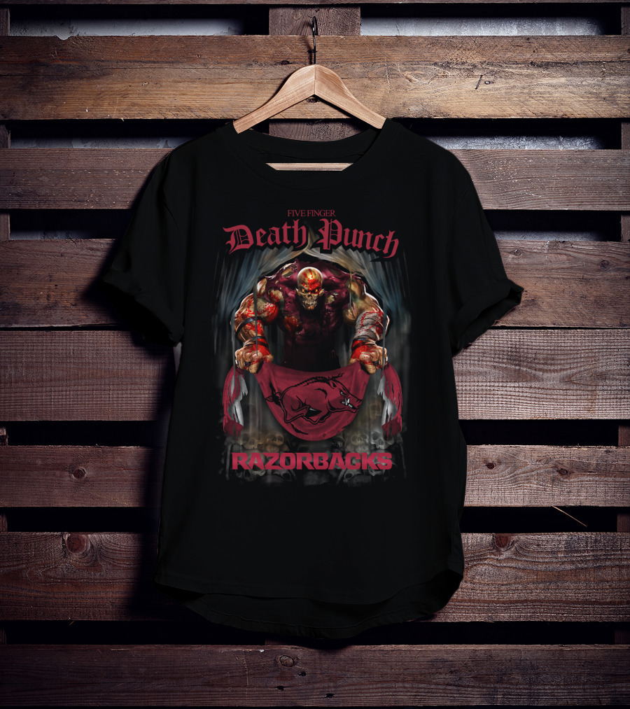 Five Finger Death Punch Razorbacks Arkansas T-Shirt