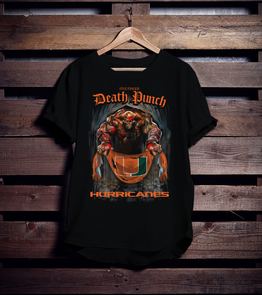 Five Finger Death Punch Miami Hurricanes T-Shirt
