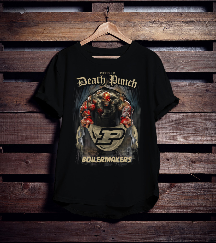Five Finger Death Punch Purdue Boilermakers T-Shirt