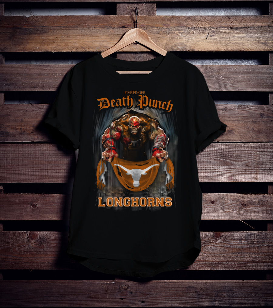 Five Finger Death Punch Longhorns T-Shirt