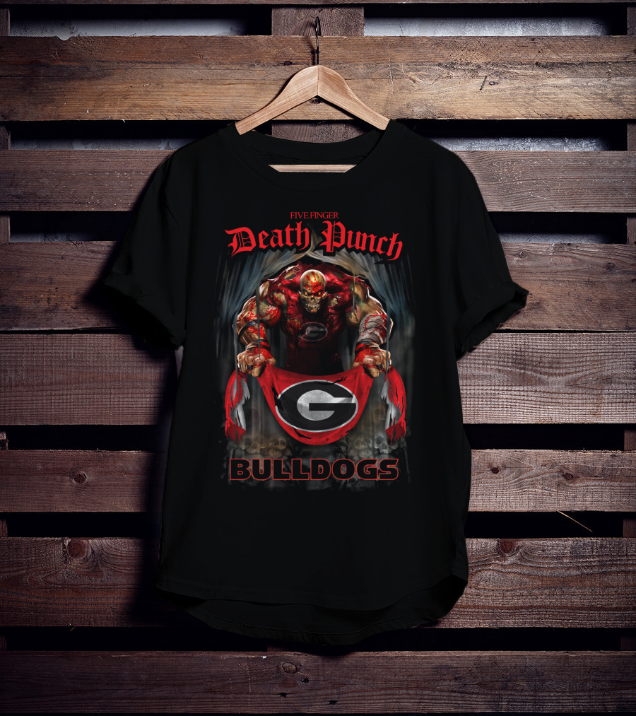 Five Finger Death Punch Georgia Bulldogs T-Shirt