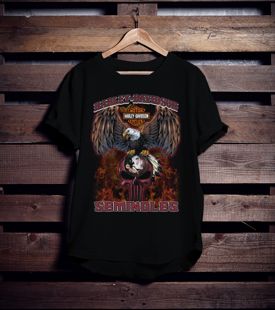 Harley Davidson Motorcycles Seminoles T-Shirt