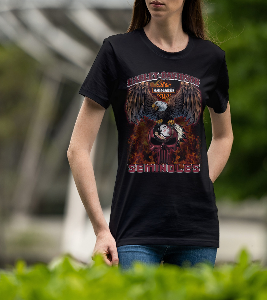 Harley Davidson Motorcycles Seminoles T-Shirt