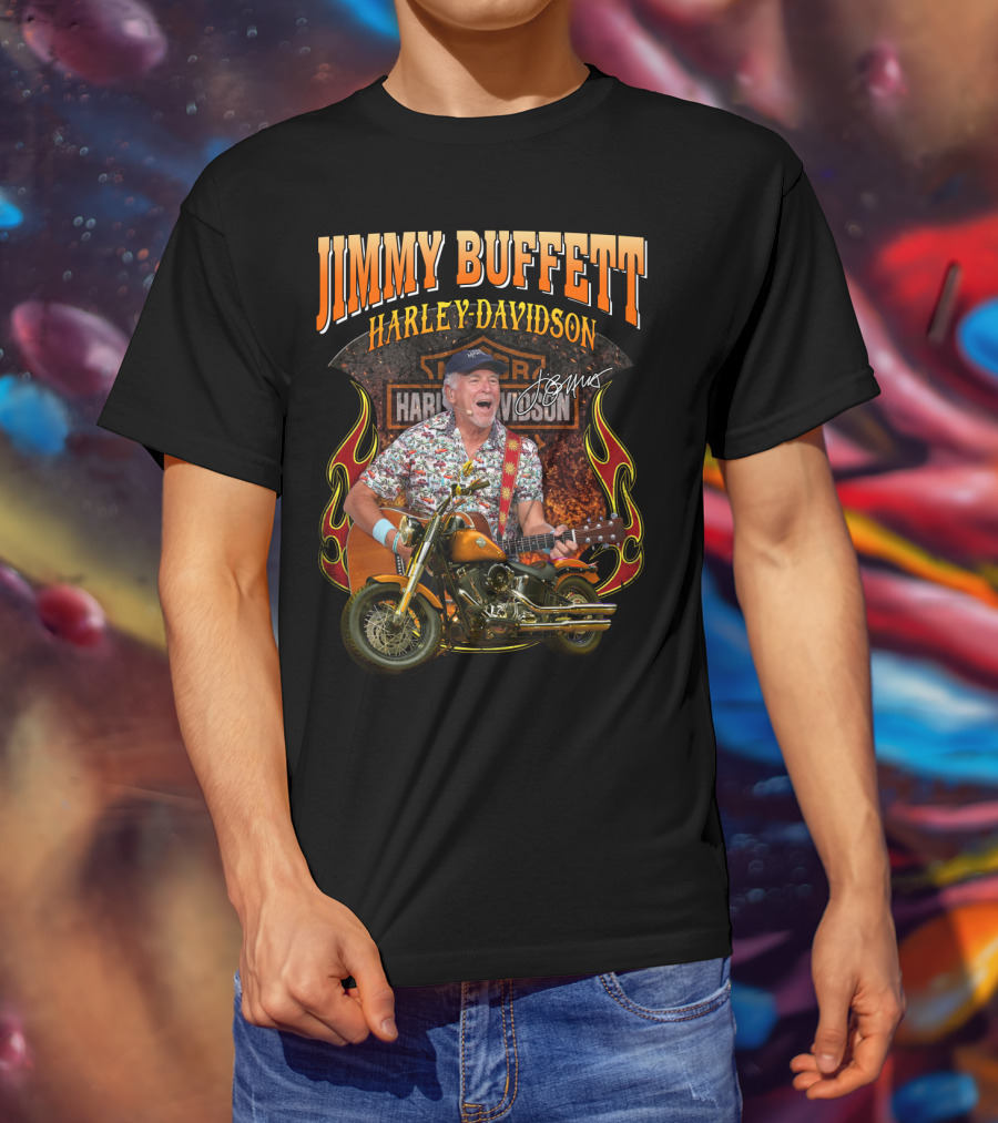 Jimmy Buffett Harley Davidson T-Shirt