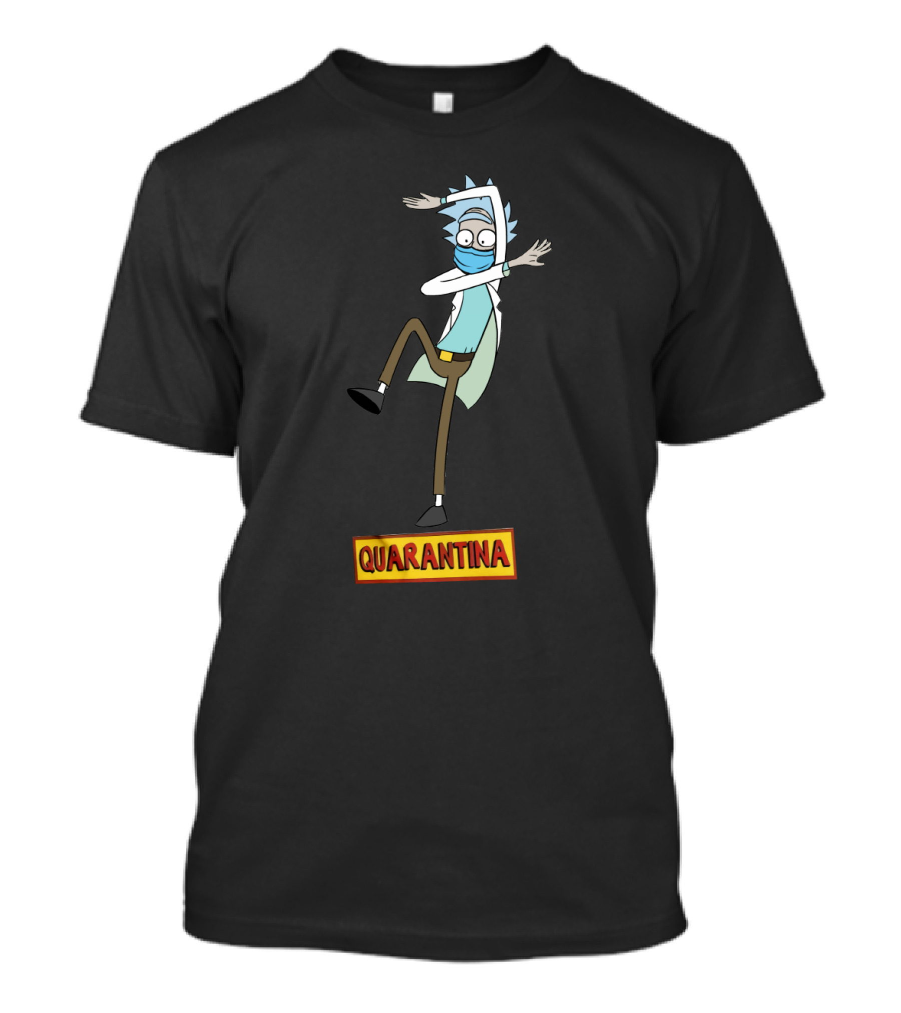 Quarantina Ds Rick And Morty T-Shirt