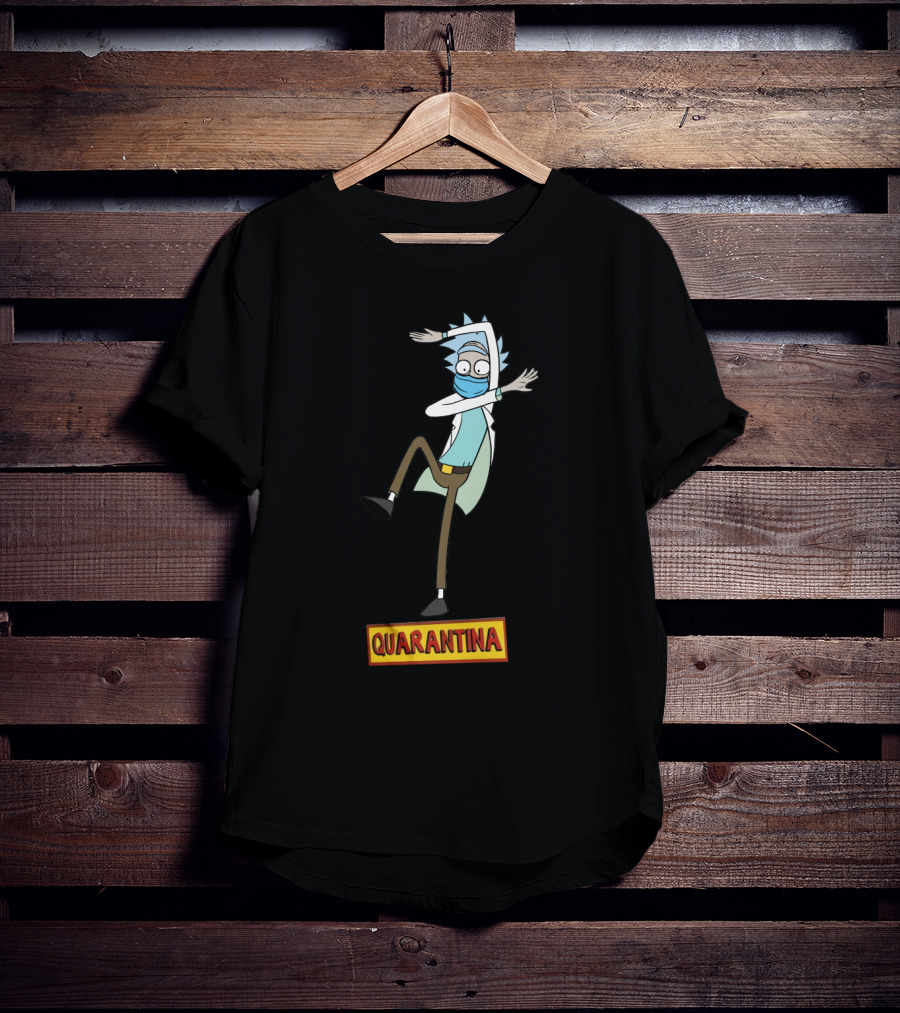 Quarantina Ds Rick And Morty T-Shirt