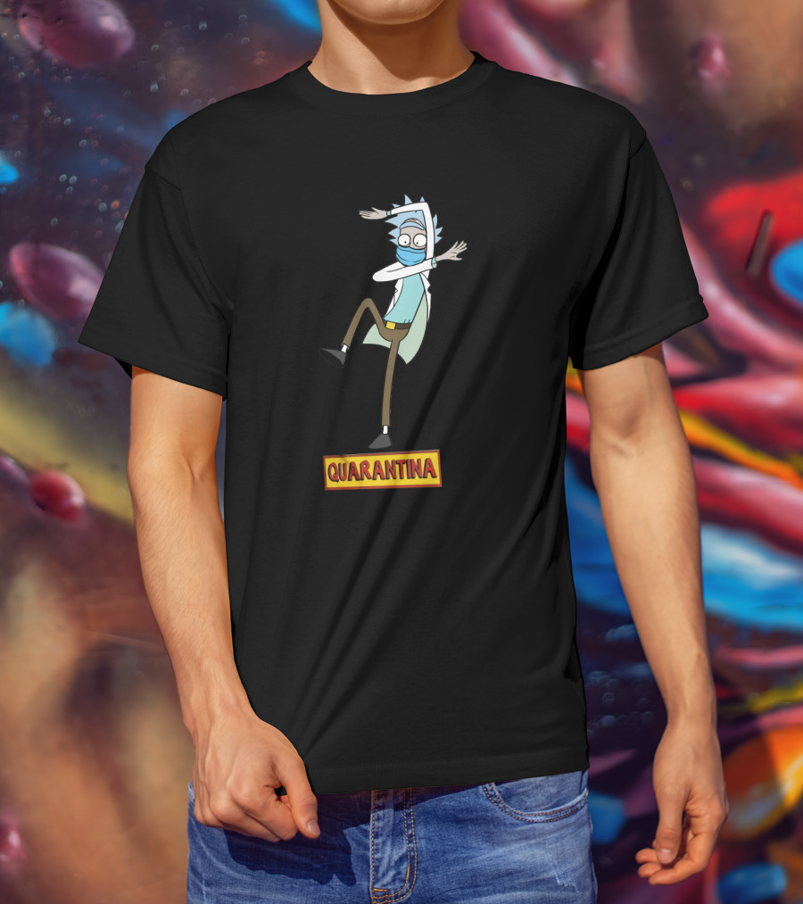 Quarantina Ds Rick And Morty T-Shirt