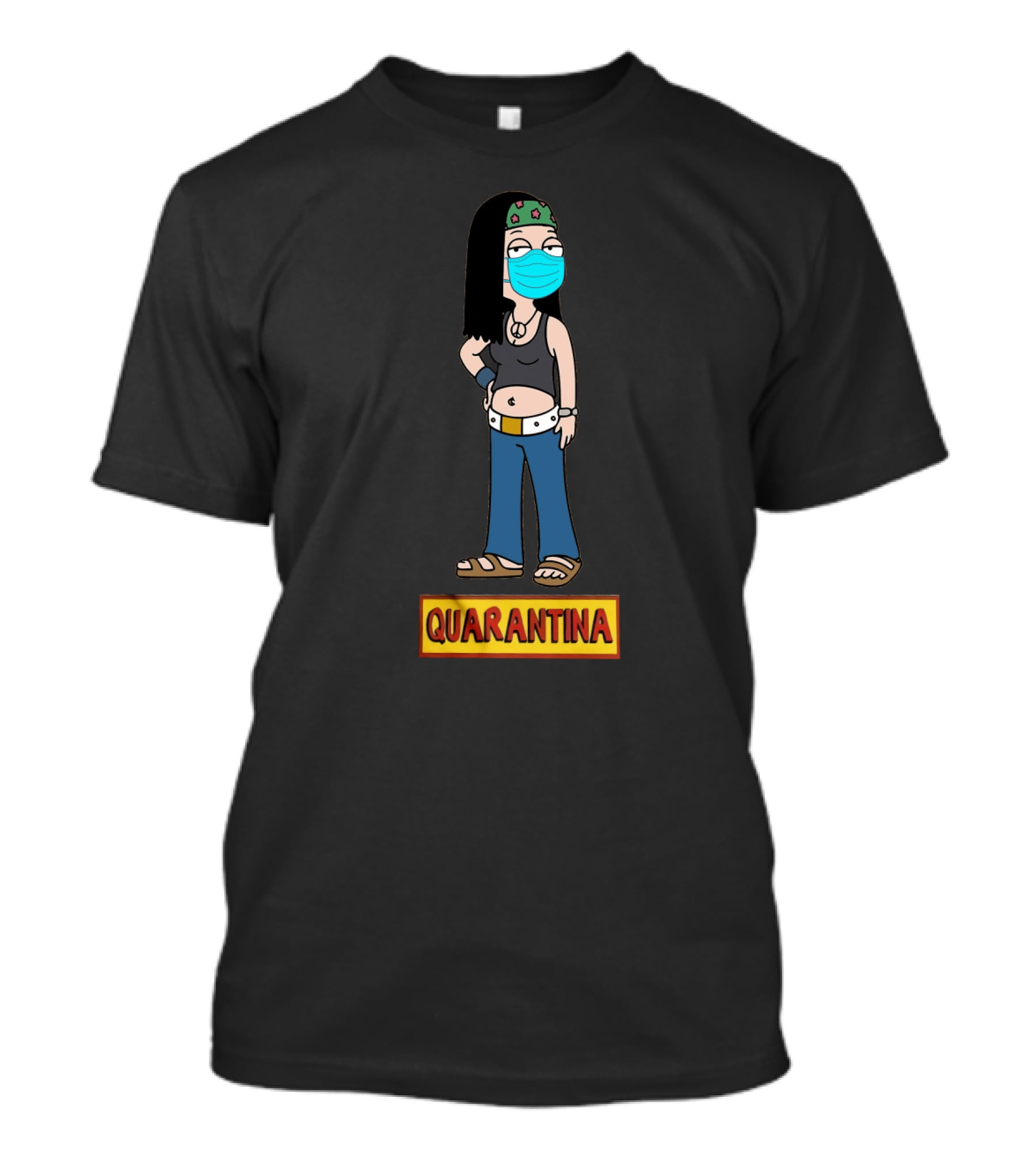 Quarantina American Dad Roger Masked T-Shirt
