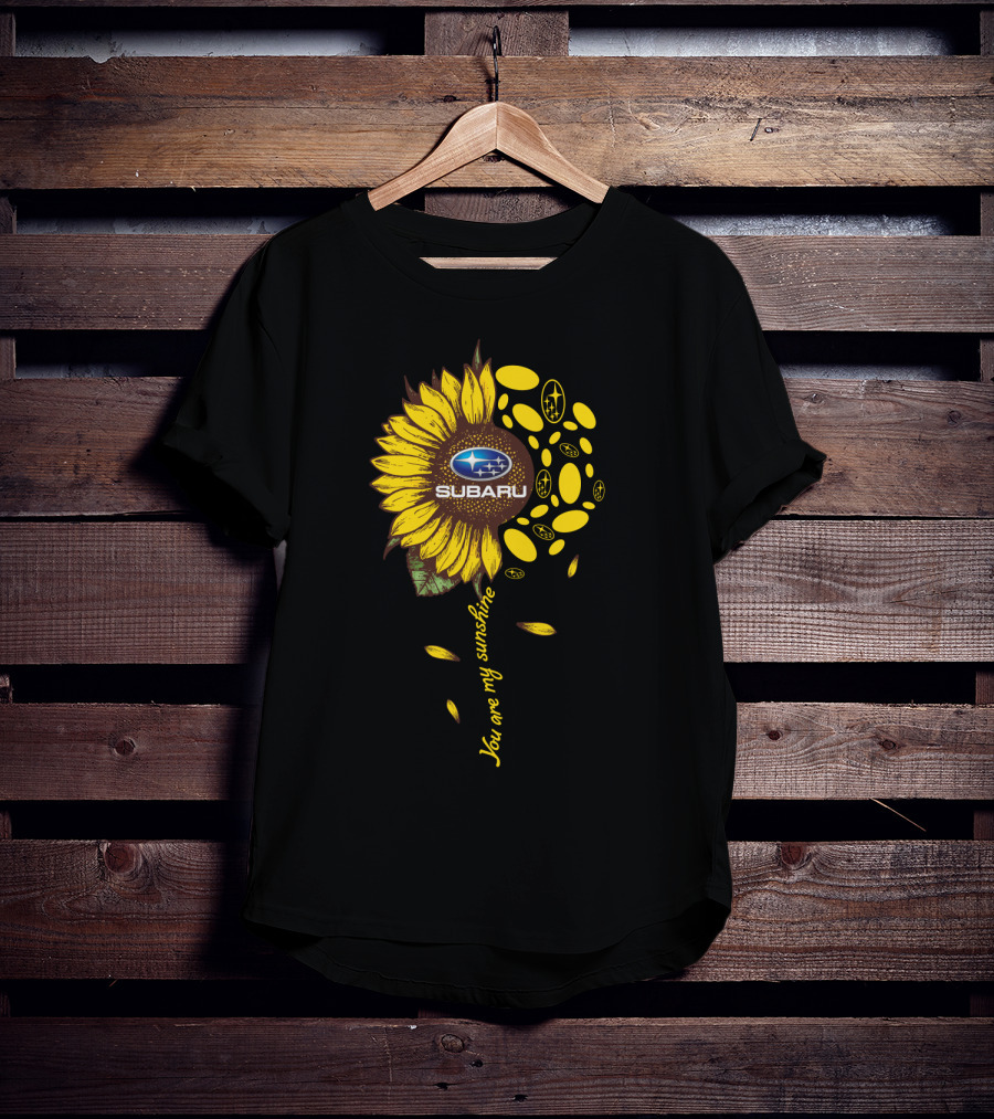 Subaru You Are My Sunshine Sunflower T-Shirt