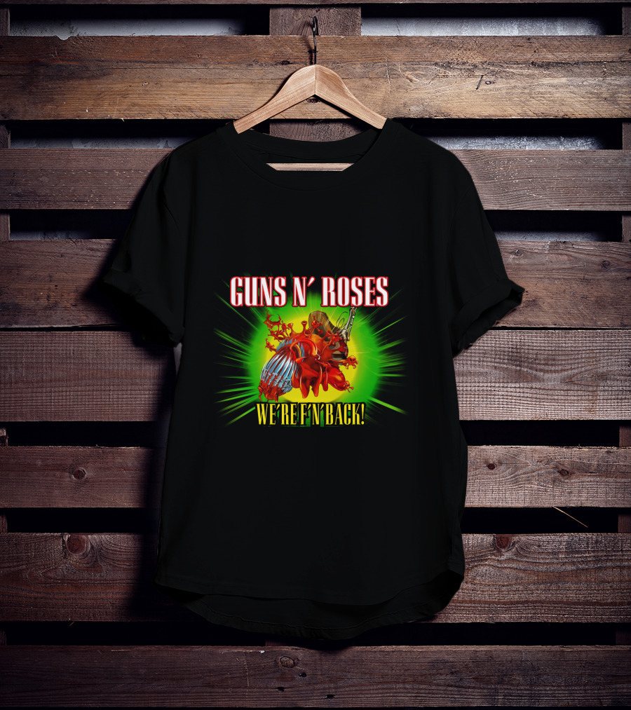 Guns N' Roses We're F'N Back T-Shirt