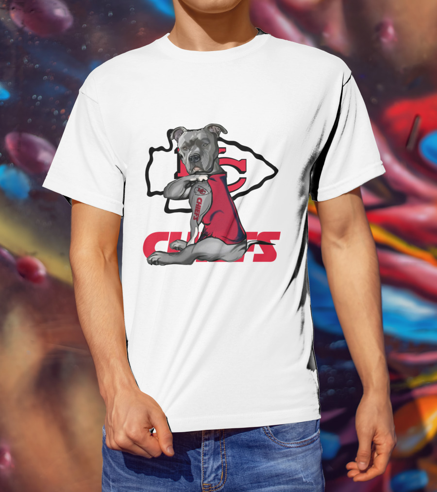 Kansas City Chiefs Pitbull Nfl T-Shirt
