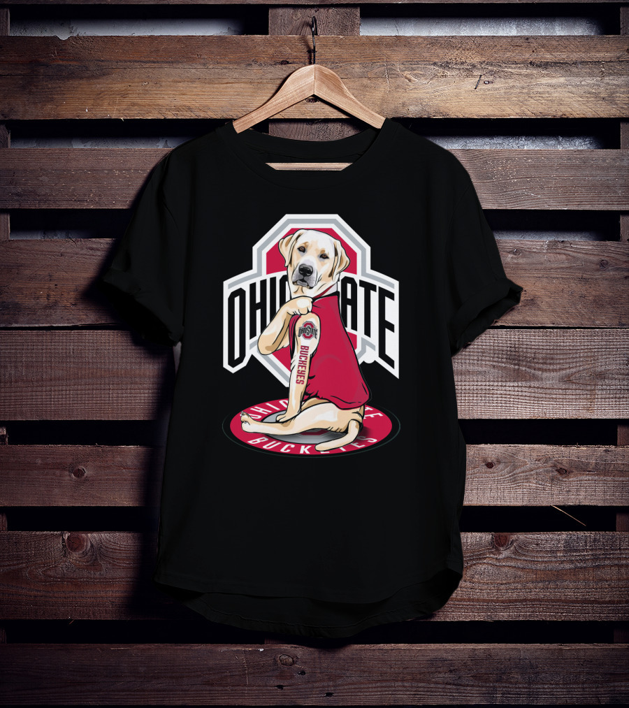 Ohio State Buckeyes Labrador Retriever T-Shirt