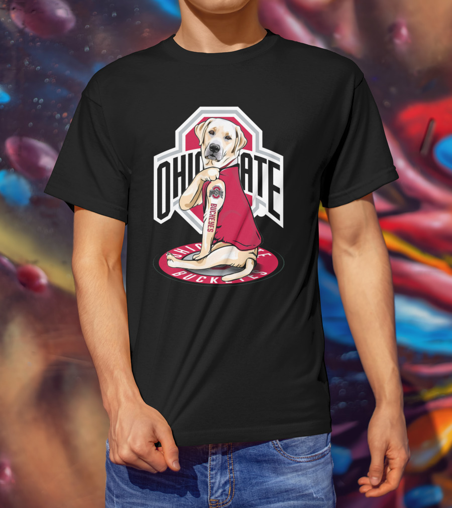 Ohio State Buckeyes Labrador Retriever T-Shirt