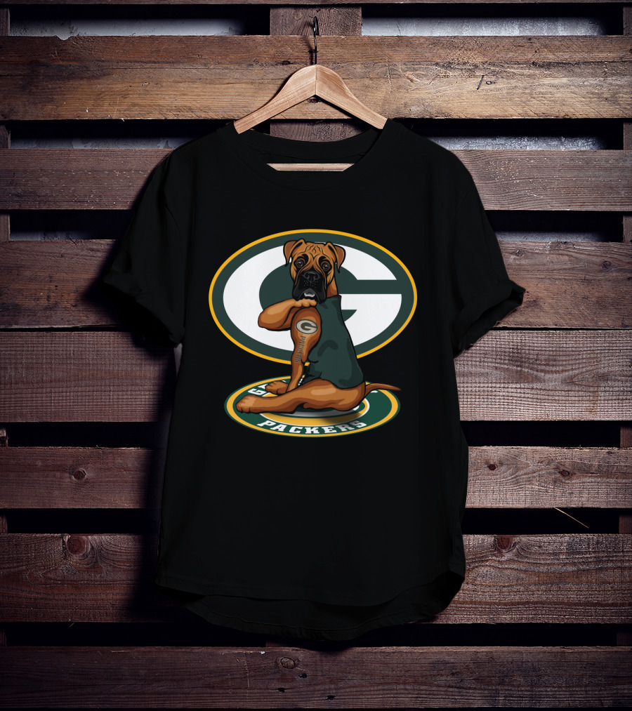 Boxer Green Bay Packers T-Shirt