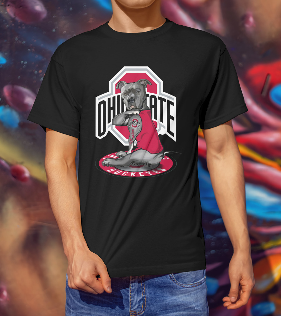 Ohio State Buckeyes Pitbull T-Shirt