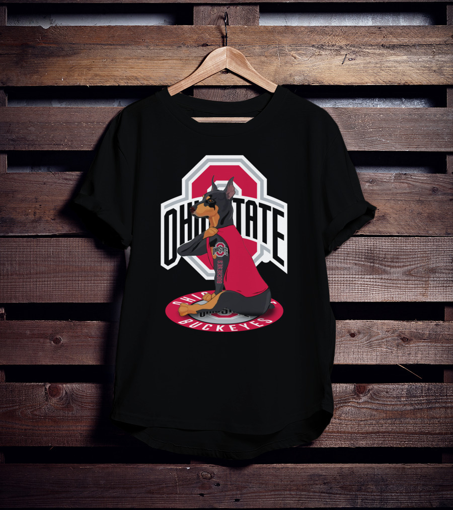 Ohio State Buckeyes Doberman T-Shirt