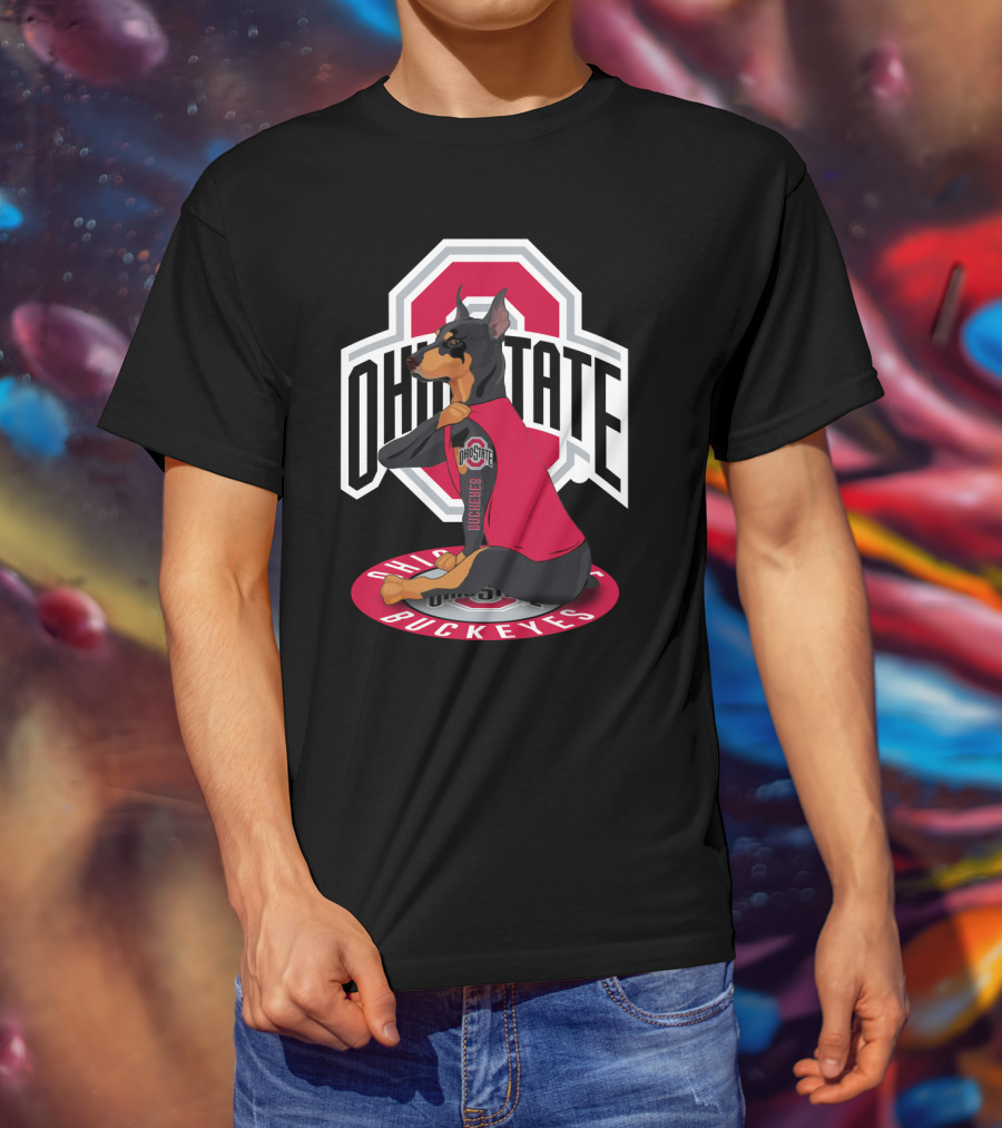 Ohio State Buckeyes Doberman T-Shirt